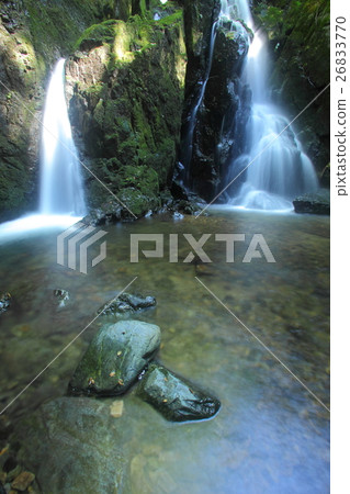 Mountain immovable waterfall Mountain immovable waterfall 26833770