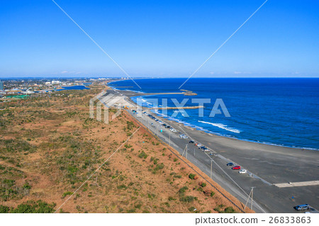 Aerial view of Ichinomiya Beach area near Chiba prefecture Ichinomiya 26833863