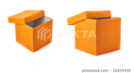 Set of Foot stool ottoman pouffe over isolated Set of Foot stool ottoman pouffe over isolated 26834436