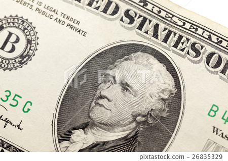 American dollars, close-up 26835329