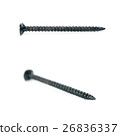 Metal nail isolated over the white background 26836337
