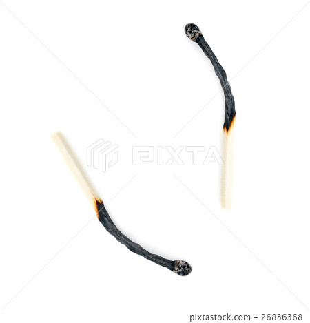 Set of Wooden match isolated over the white 26836368