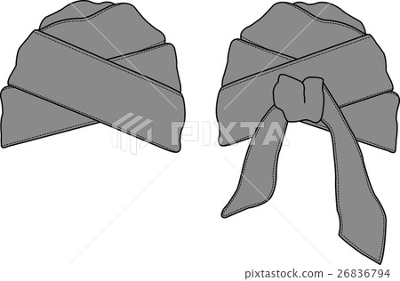 頭巾圖(矢量) 頭巾圖(矢量) 26836794