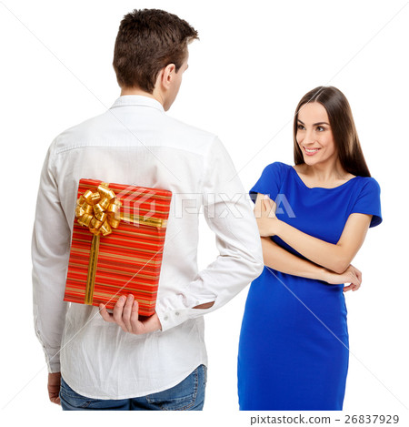 Happy couple on Valentines day 26837929