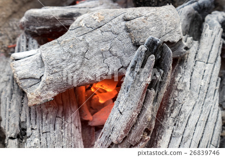 Hot burning charcoal for make cooking Hot burning charcoal for make cooking 26839746