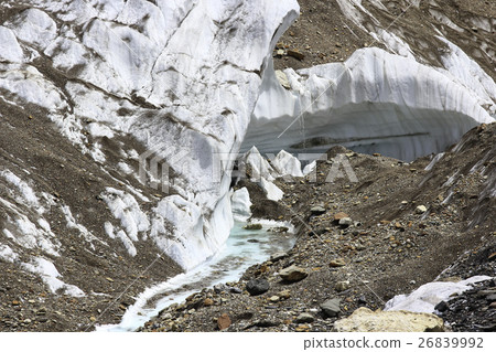 Glacial stream at Baltoro Glacier, Pakistan 26839992