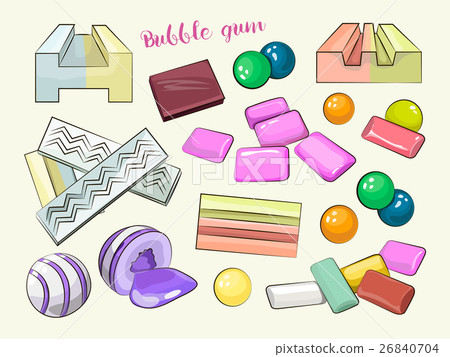 Bubble gum set 26840704