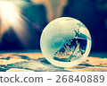 全球圖像透明地球 26840889