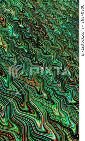 Wavy fractal background - digitally generated Wavy fractal background - digitally generated 26840900