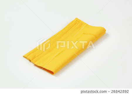 yellow cloth place mat 26842892