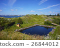 Finest in fine weather, world heritage Suomenlinna (maritime fortress) green and beautiful blue pond 26844012