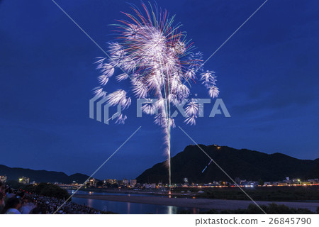 Nagaragawa煙花的煙花顯示 Nagaragawa煙花的煙花顯示 26845790