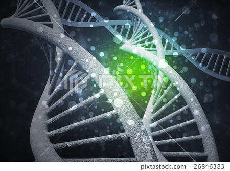 DNA molecules background DNA molecules background 26846383