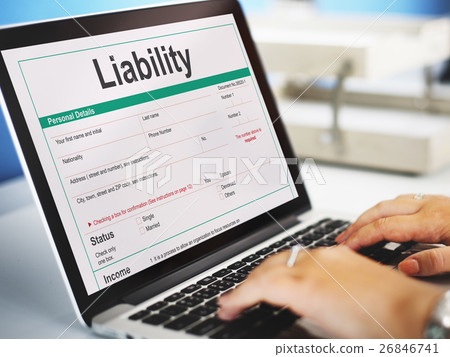 Retirement Plan Loan Liability Tax Form Concept 26846741