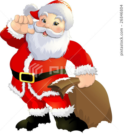 Santa Claus on a white background 26846804