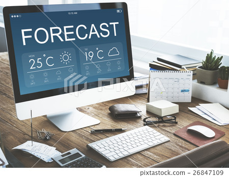 Forecast Weather Climate Temperature Concept Forecast Weather Climate Temperature Concept 26847109