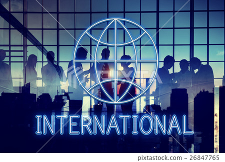 Global World Business Marketing Graphic Icon Concept Global World Business Marketing Graphic Icon Concept 26847765