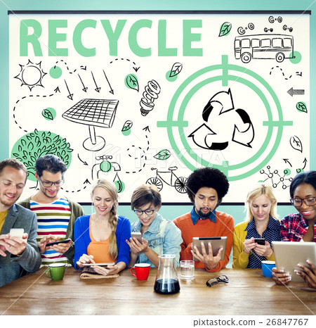 Ecology Friendly Energy Environment Sustainable Concept Ecology Friendly Energy Environment Sustainable Concept 26847767