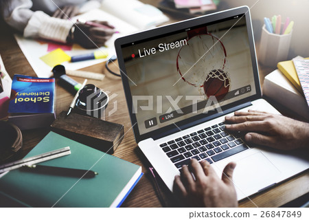 Live Stream Video Multimedia Concept 26847849