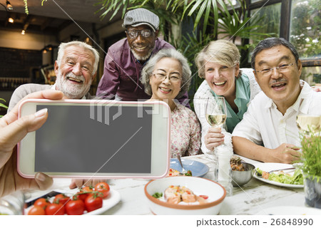Group of Friends Togetherness Happy Meal Concept 26848990