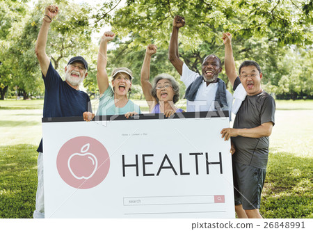 Health Healthcare Wellness Senior Adult Concept 26848991