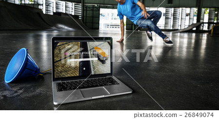 Breakdance Teenager Style Movement Hiphop Concept 26849074