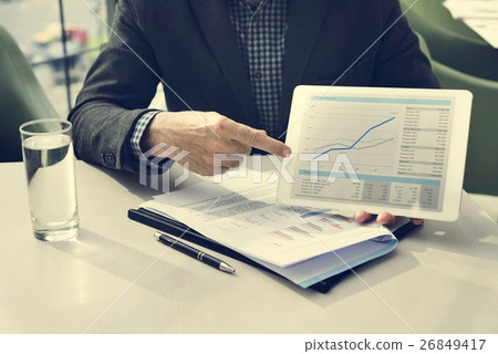 Business Discussion Talking Deal Concept Business Discussion Talking Deal Concept 26849417