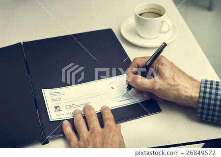 Business Discussion Talking Deal Concept 26849572