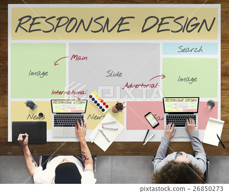 Responsive Design Layout Software Concept Responsive Design Layout Software Concept 26850273
