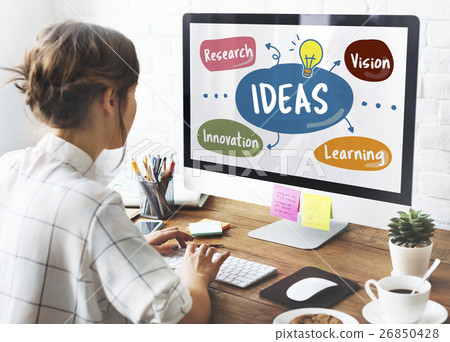 Ideas Vision Research Innovation Concept Ideas Vision Research Innovation Concept 26850428