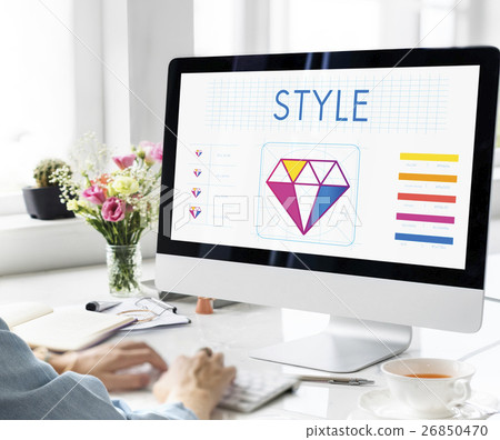 Design Style Graphic Creativity Ideas Illustration Concept 26850470