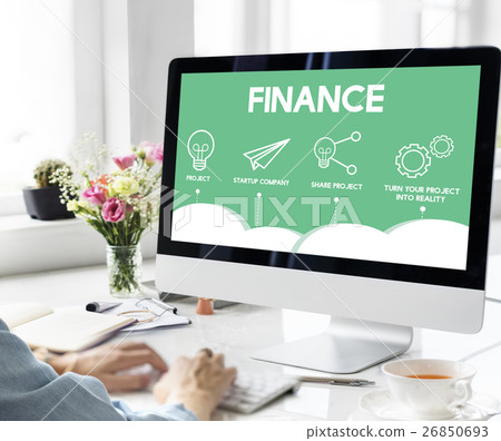 Crowdfunding Startup Business Crowdsourcing Cooperation Graphic Concept 26850693