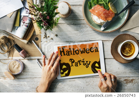 Halloween Bat Pumpkin Lantern Scary Graphic Concept Halloween Bat Pumpkin Lantern Scary Graphic Concept 26850743