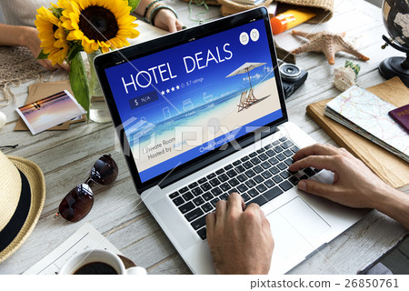Hotel Deal Accommodation Lodge Motel Inn Concept Hotel Deal Accommodation Lodge Motel Inn Concept 26850761