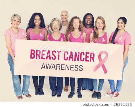 Pink Ribbon Breast Cancer Awareness Concept Pink Ribbon Breast Cancer Awareness Concept 26851156