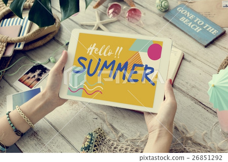 Summer Season Fun Rest Concept 26851292