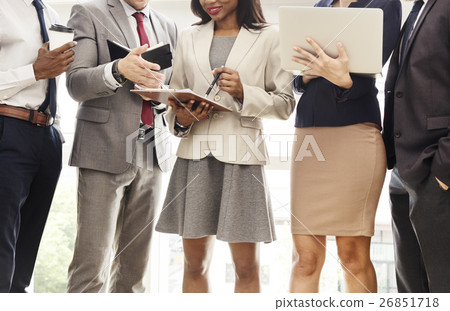 Business Team Working Research Planning Concept Business Team Working Research Planning Concept 26851718