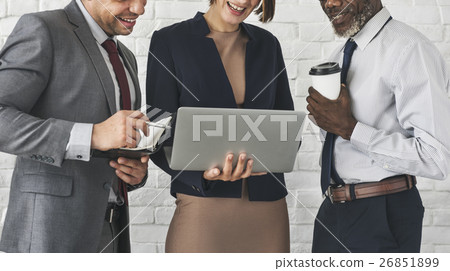 Business Team Working Research Planning Concept Business Team Working Research Planning Concept 26851899