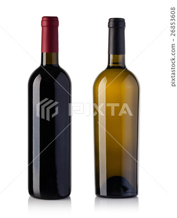 red and white wine bottle red and white wine bottle 26853608