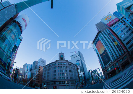 銀座4丁目十字路口 26854030