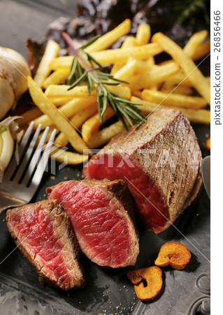 Wagyu beef thigh steak 26856466