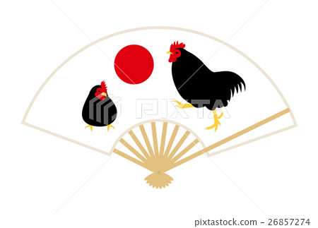 新年卡2017年例證雄雞 26857274