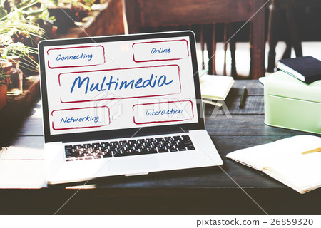 Social Network Connection Internet Digital Words Concept 26859320