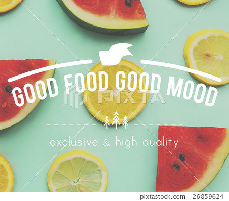 Food Nutrition Fit Graphic Healthy Watermelon Orange Words Concept Food Nutrition Fit Graphic Healthy Watermelon Orange Words Concept 26859624