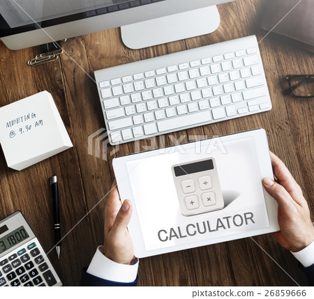 Calculator Accounting Finance Business Concept 26859666