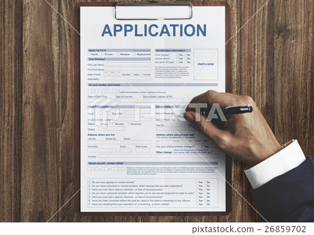 Application Information Employment Concept 26859702