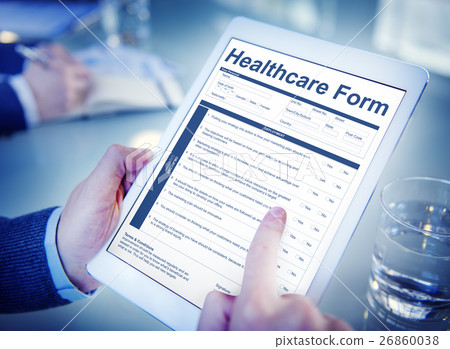 Heathcare Form Insurance Application Concept 26860038