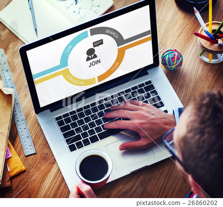 Job Team Join Work Hiring Hired Employed Concept 26860202