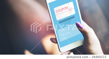 Coupon Gift Certificate Shopping Concept 26860515