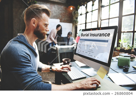 Burial Insurance Form Policy Concept Burial Insurance Form Policy Concept 26860804